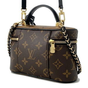 Louis Vuitton Vanity Pouch Reverse Black Monogram Chain